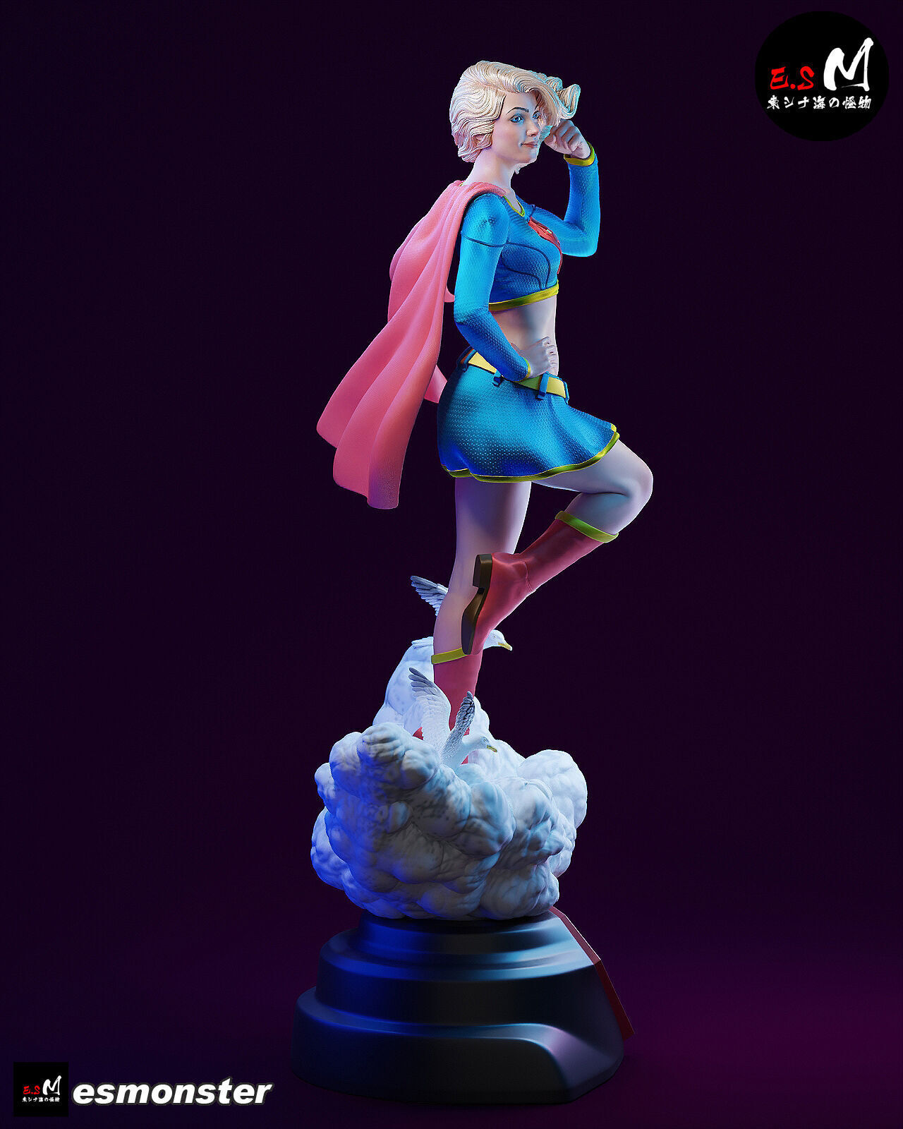 NSFW Super Girl 3D print model_17