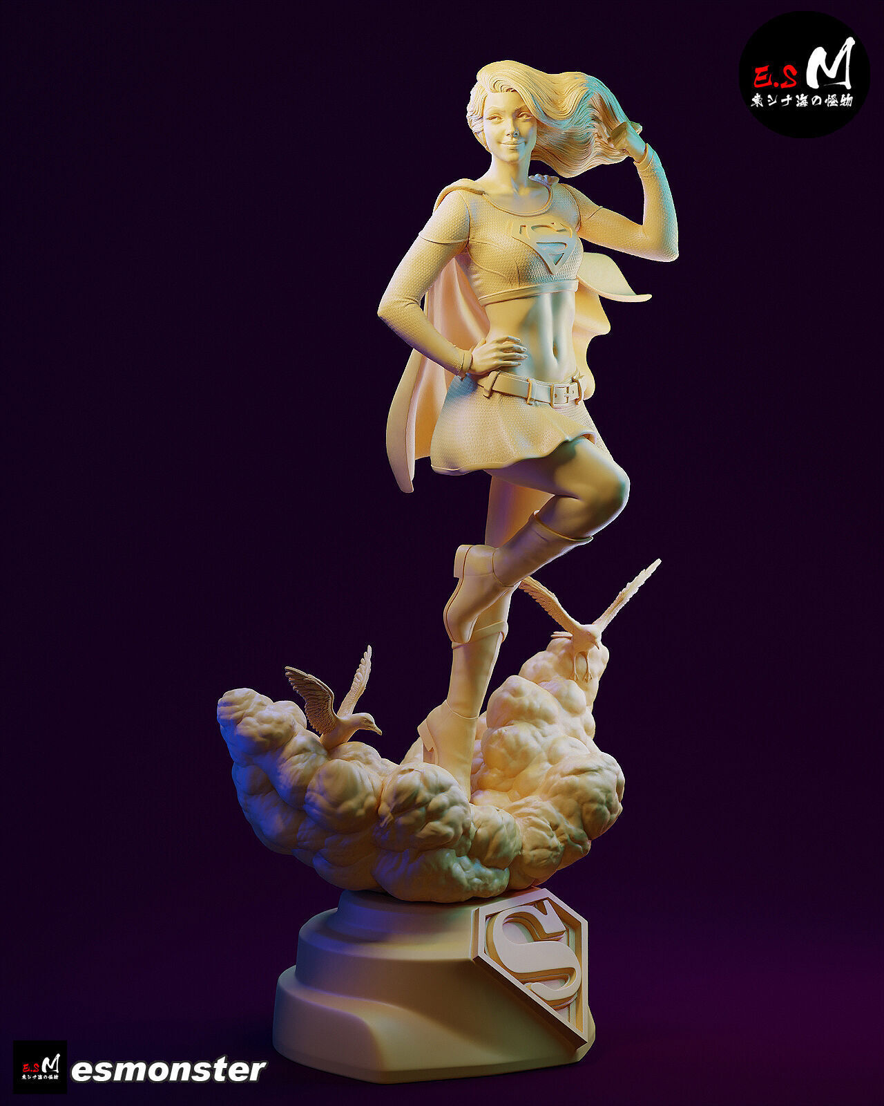 NSFW Super Girl 3D print model_18