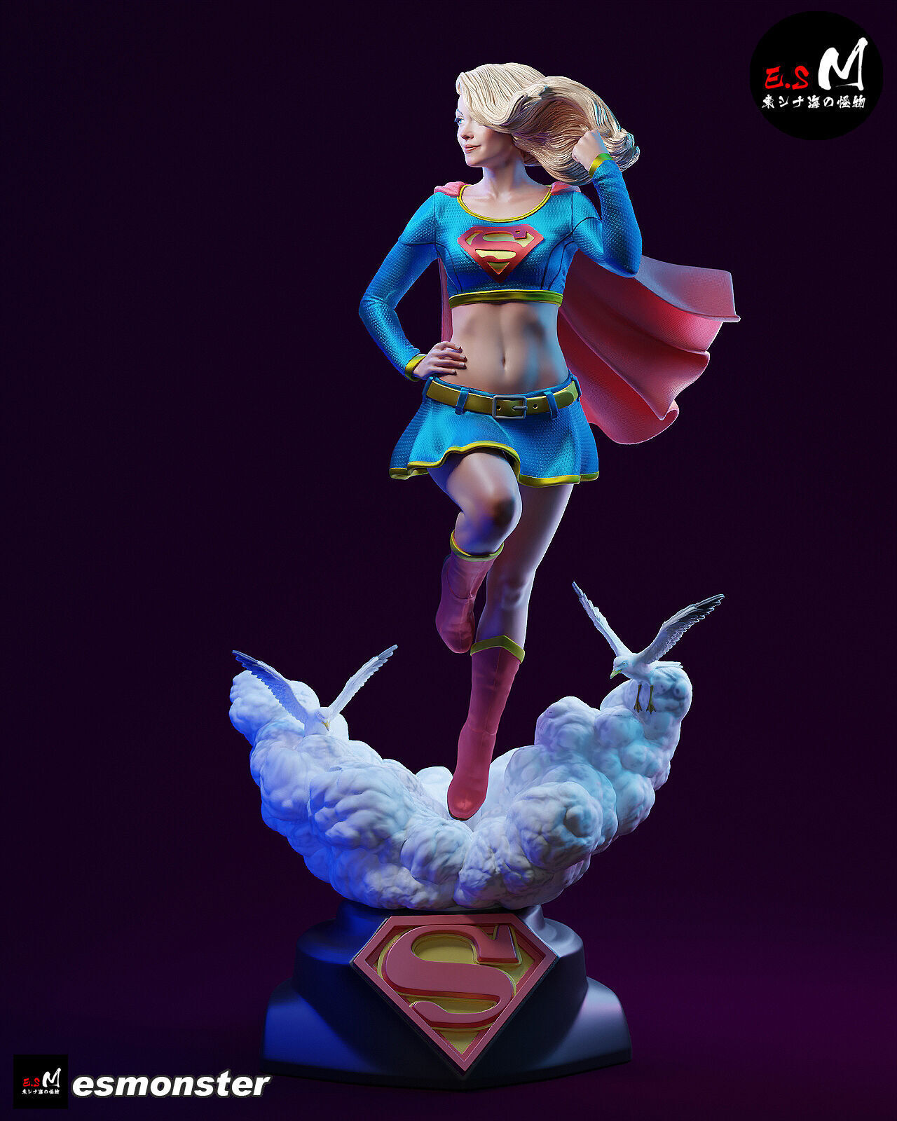NSFW Super Girl 3D print model_16