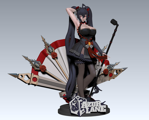 Taihou - Azur Lane 3D print model_1