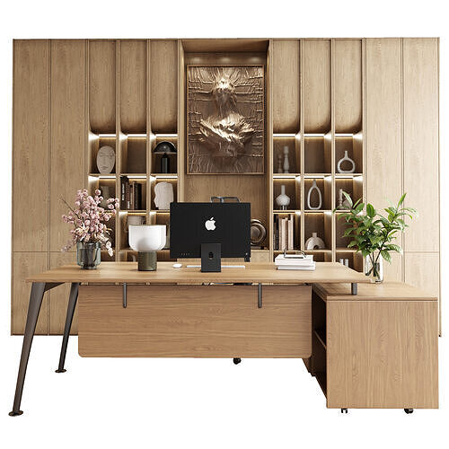 Workplace - office furniture 66 3D model