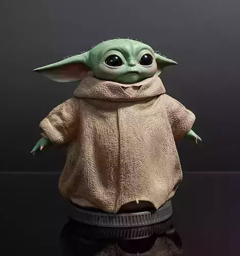 Grogu figure 10 cm 3D PRINT