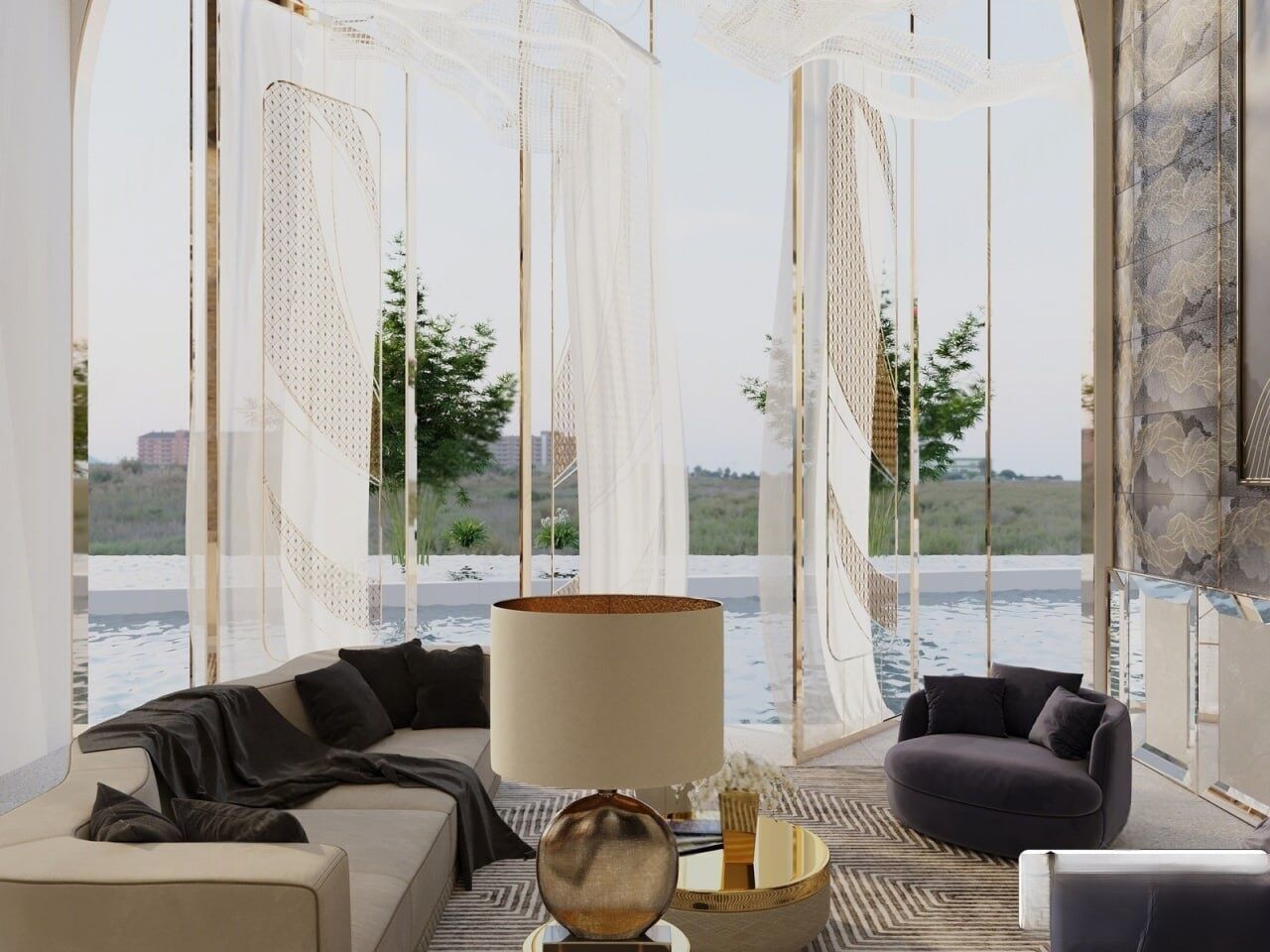 Reception Hall 3D model_3