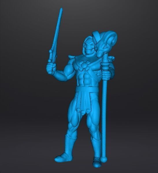 SKELETOR CLASSIC MINIATURE MODEL FIGURE FOR FANTASY GAME RPG DND 3D print model_9