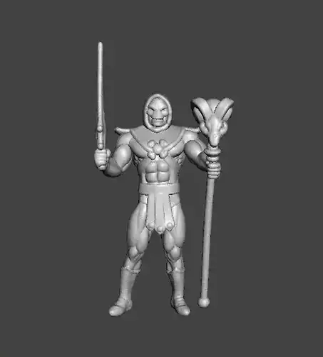 SKELETOR CLASSIC MINIATURE MODEL FIGURE FOR FANTASY GAME RPG DND 3D print model