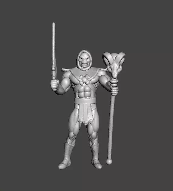 SKELETOR CLASSIC MINIATURE MODEL FIGURE FOR FANTASY GAME RPG DND 3D print model_0