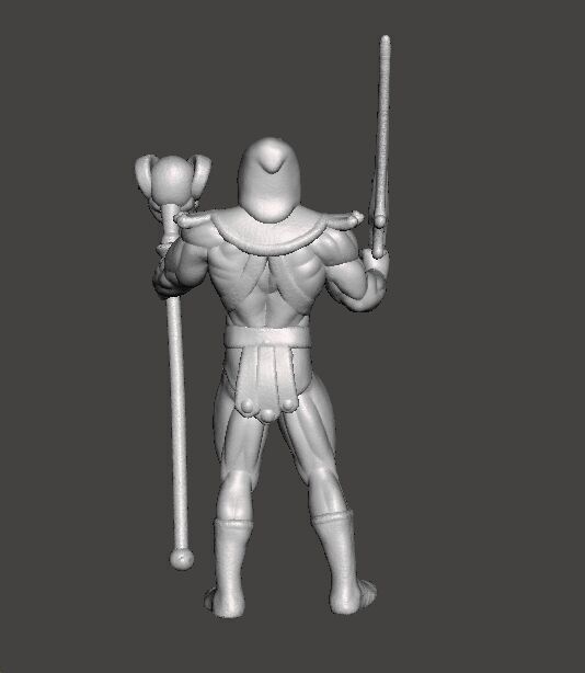 SKELETOR CLASSIC MINIATURE MODEL FIGURE FOR FANTASY GAME RPG DND 3D print model_5