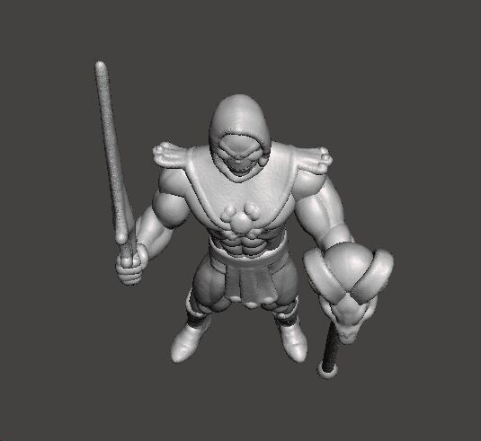 SKELETOR CLASSIC MINIATURE MODEL FIGURE FOR FANTASY GAME RPG DND 3D print model_6