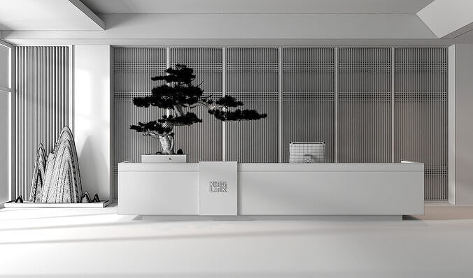 Reception 3D model 6
