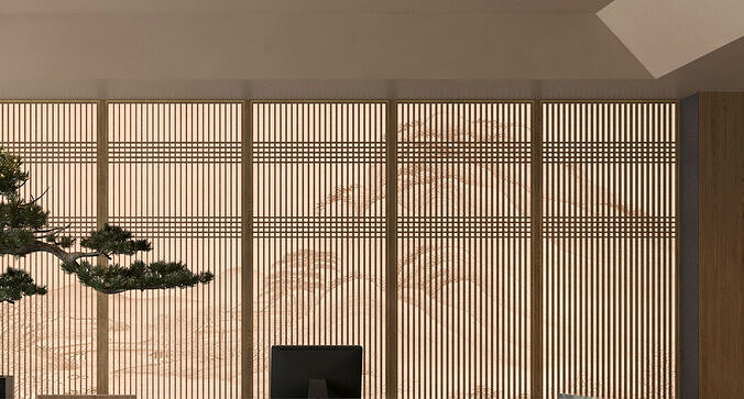 Reception 3D model 4