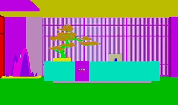 Reception 3D model 7