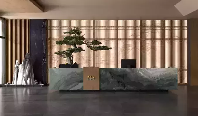 Reception 3D model