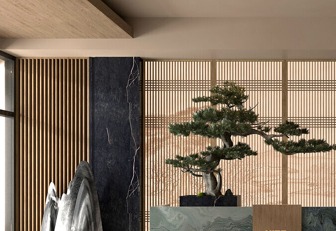 Reception 3D model 2