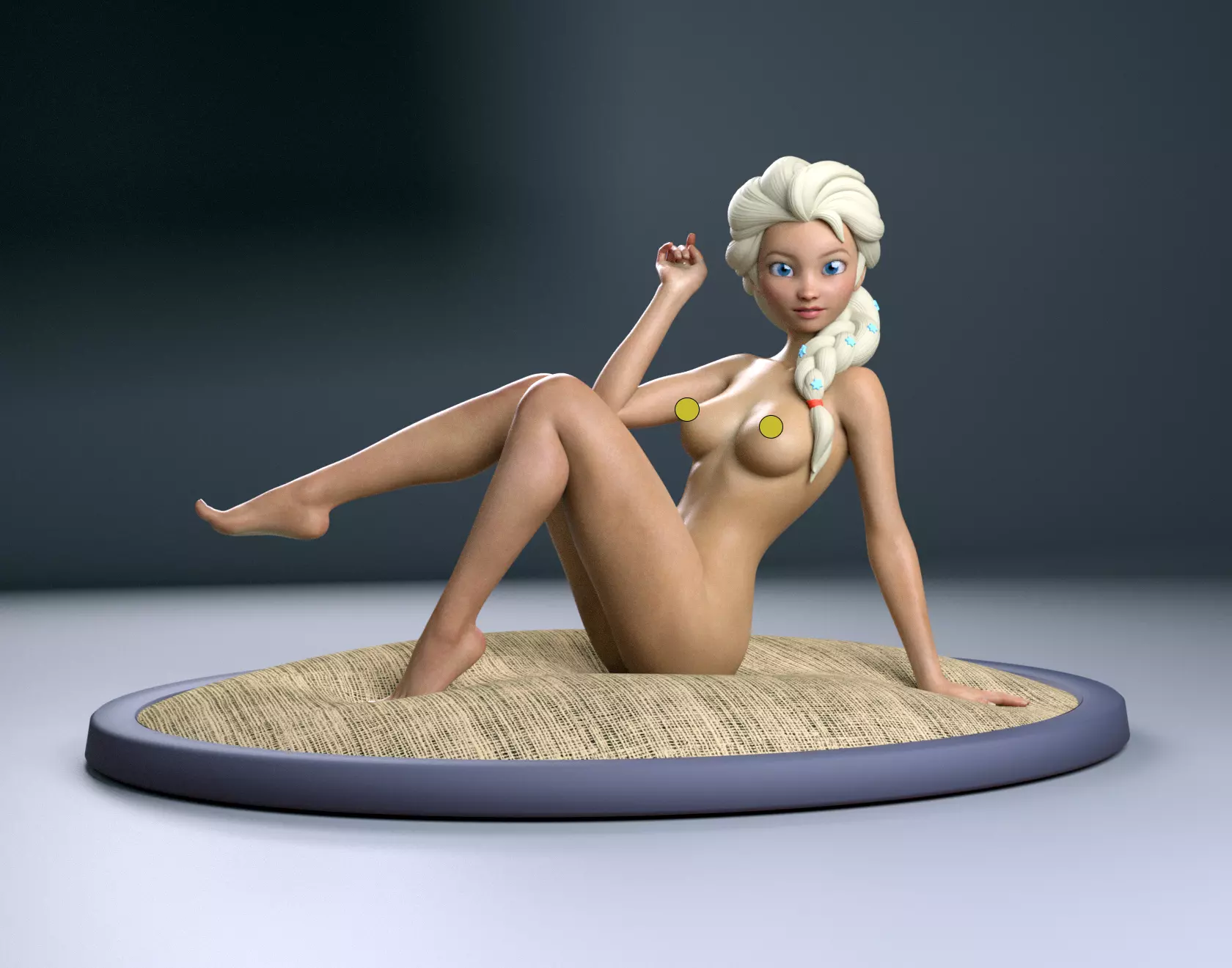 Princess Elsa - Snow Queen 3D print model_0