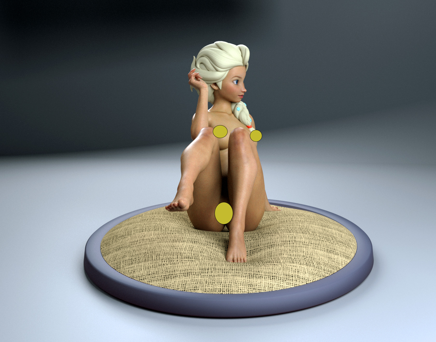 Princess Elsa - Snow Queen 3D print model_1