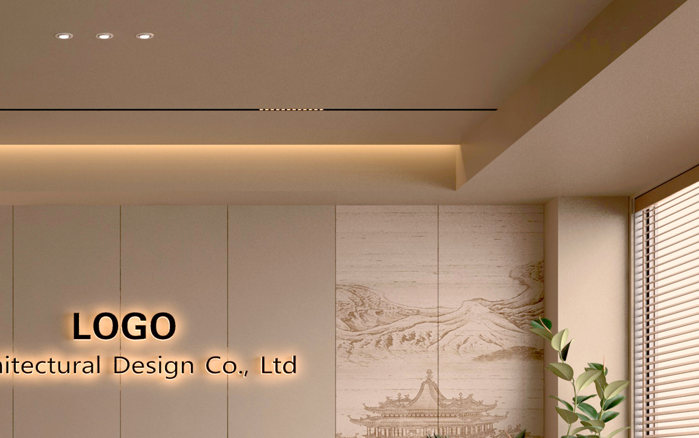 Reception 3D model_2