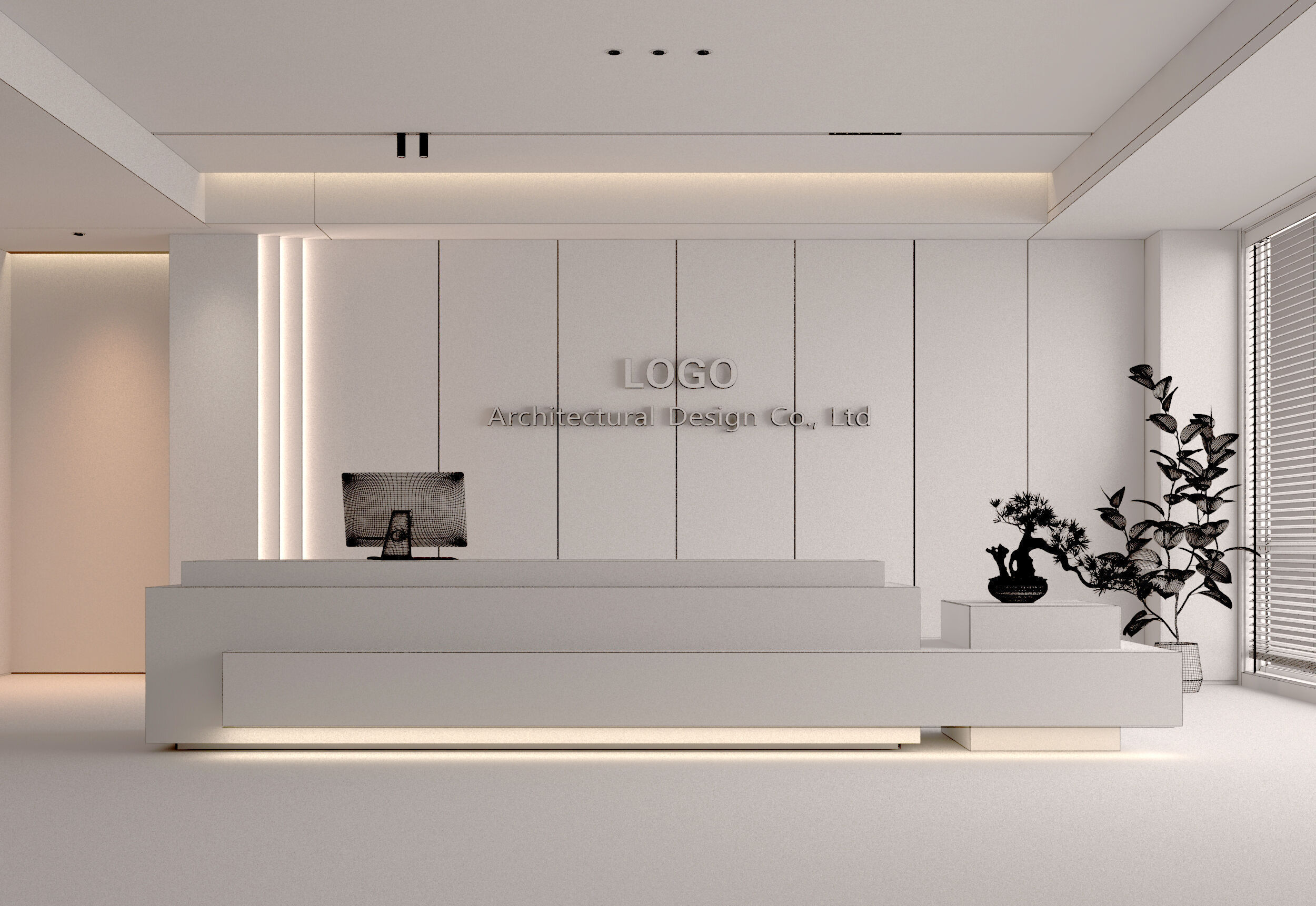Reception 3D model_5