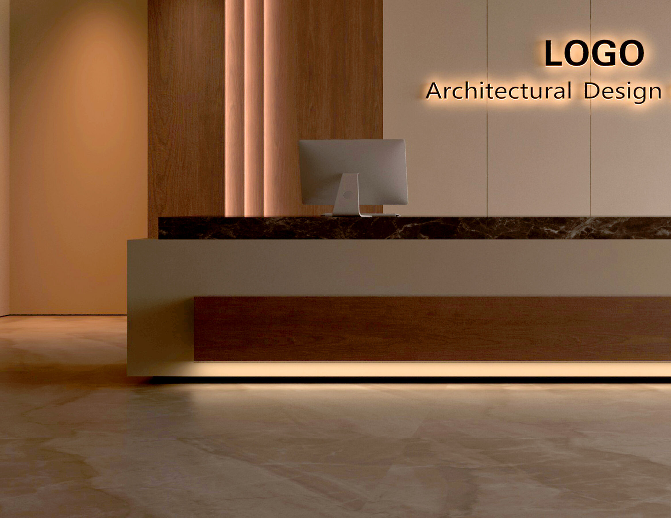 Reception 3D model_3