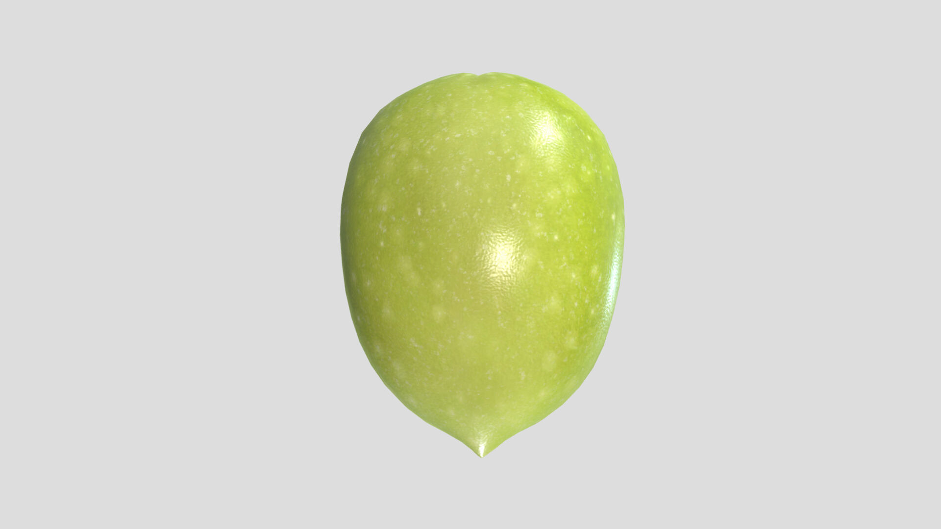 Olive Low Poly Realistic Fruit Game Asset Low-poly 3D model_6