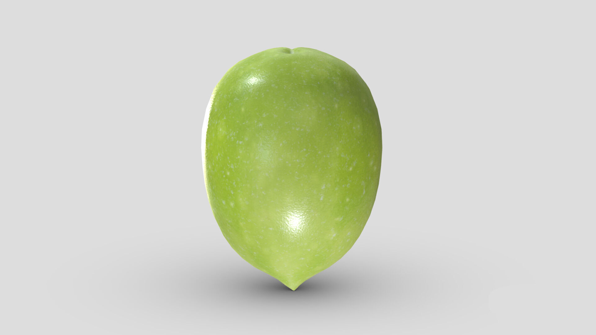 Olive Low Poly Realistic Fruit Game Asset Low-poly 3D model_8
