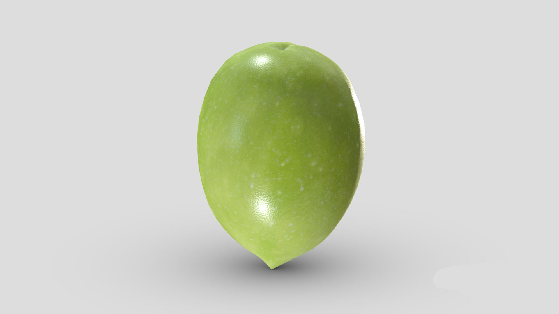 Olive Low Poly Realistic Fruit Game Asset Low-poly 3D model_7