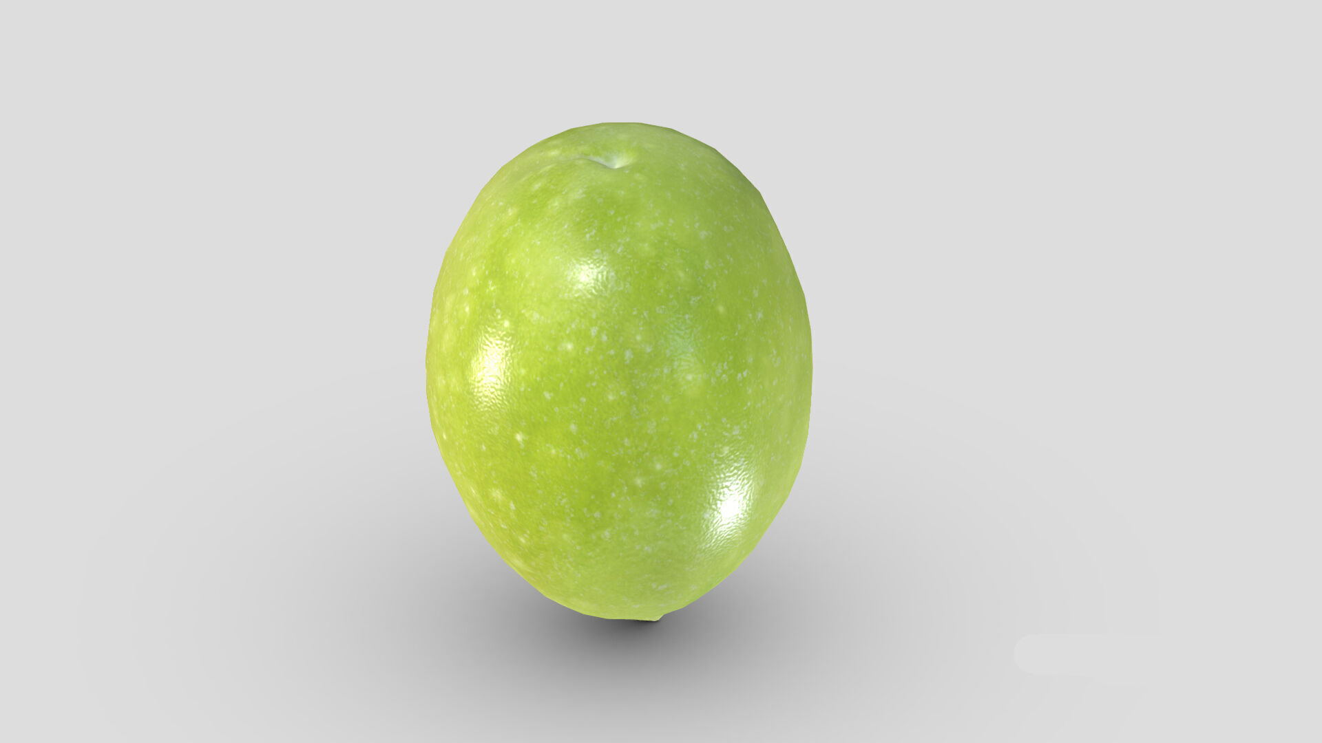 Olive Low Poly Realistic Fruit Game Asset Low-poly 3D model_4