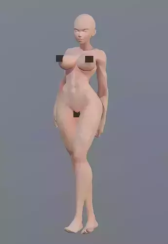 Standing woman pose 3