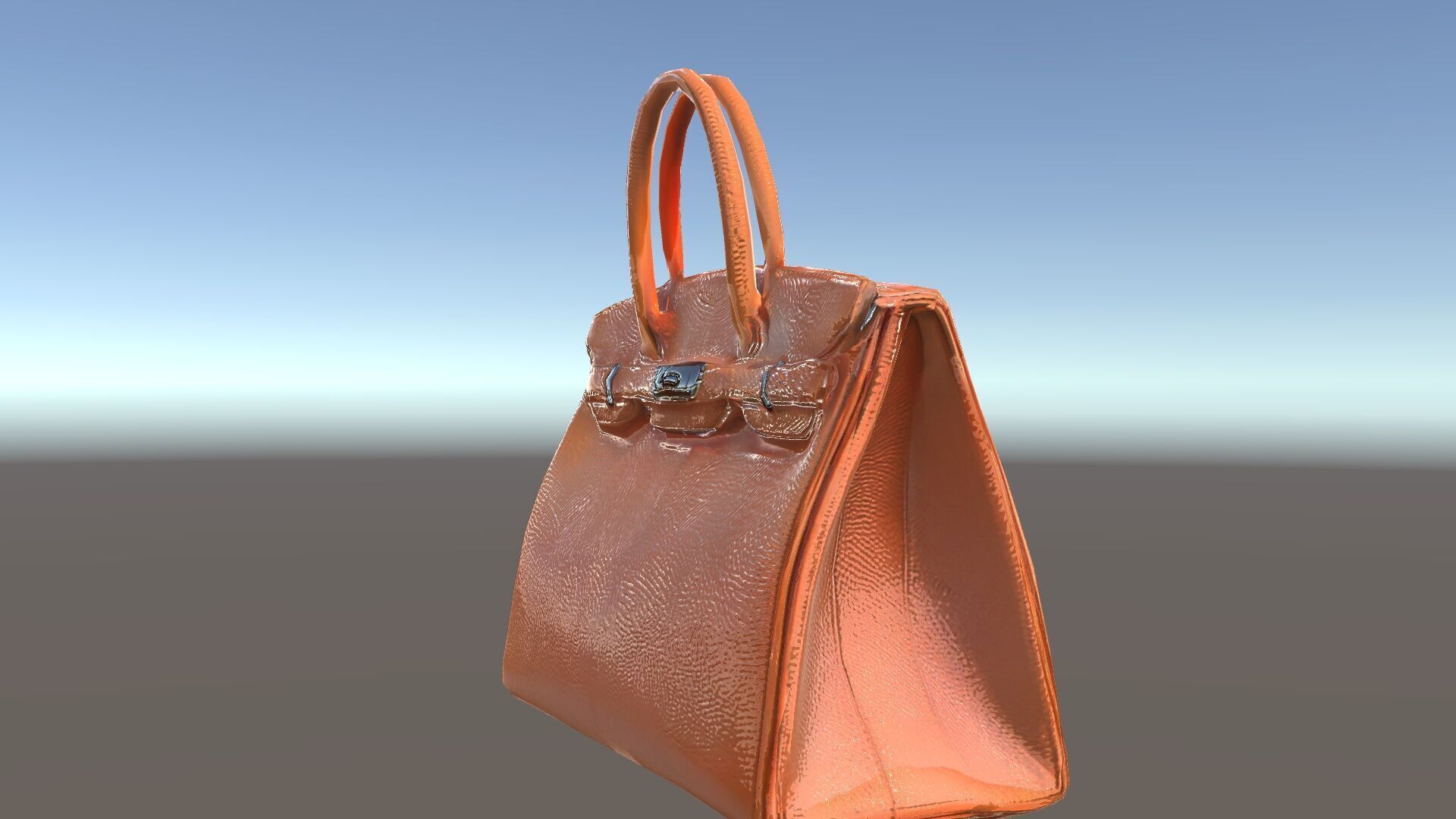 Elegant Leather Handbag D Model Pack Low-poly 3D model_27