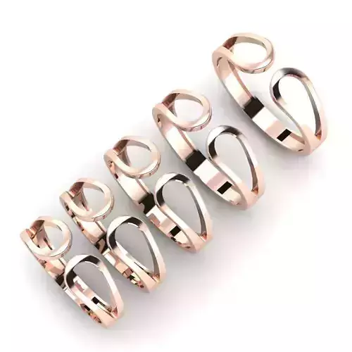 Gold Ring Jewelry  Ring stl 3dm 3dprintmodel 3D print model