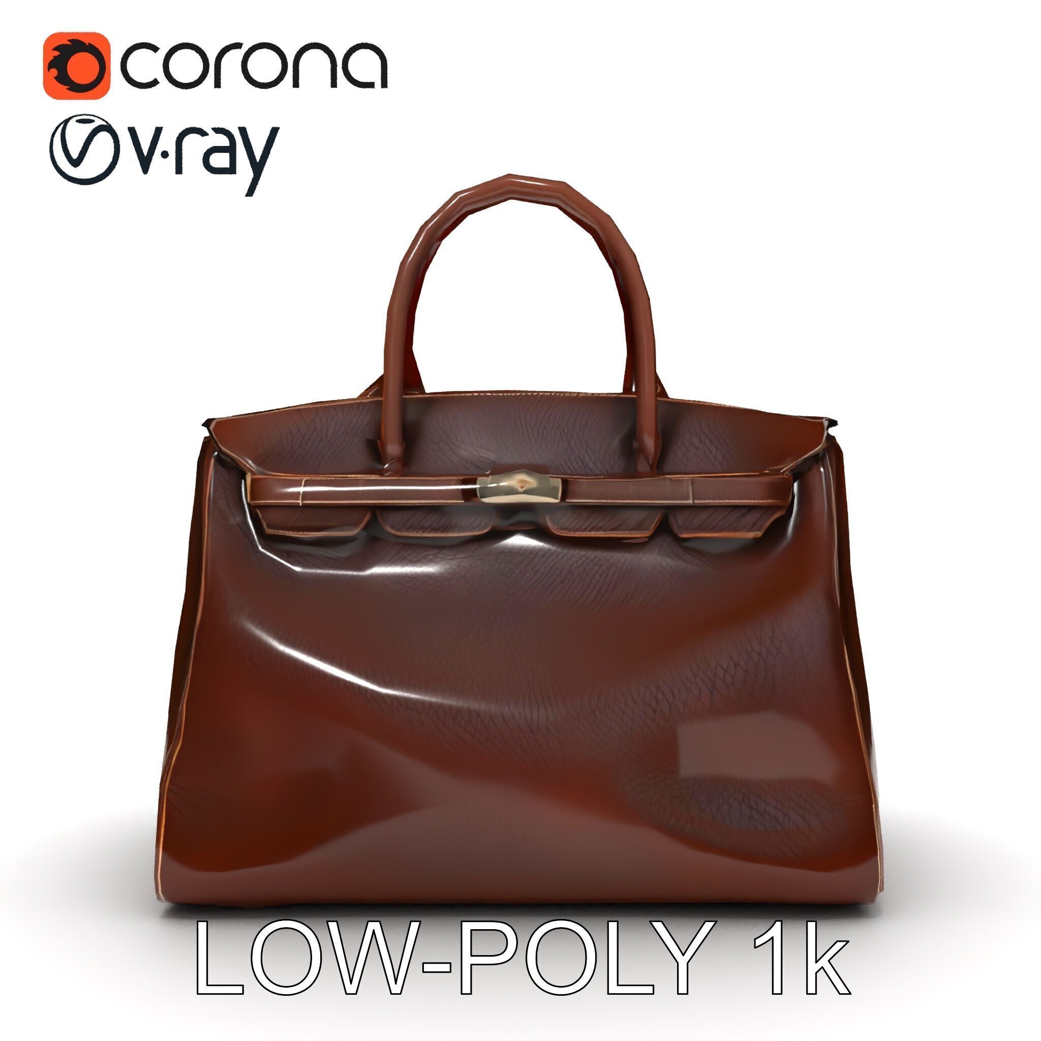 Luxury Handbag Model Pack for D Rendering and Games Low-poly 3D model_34