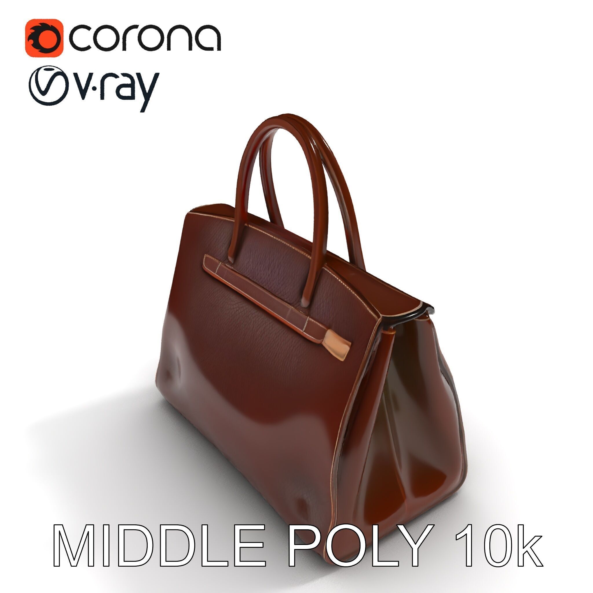 Luxury Handbag Model Pack for D Rendering and Games Low-poly 3D model_27