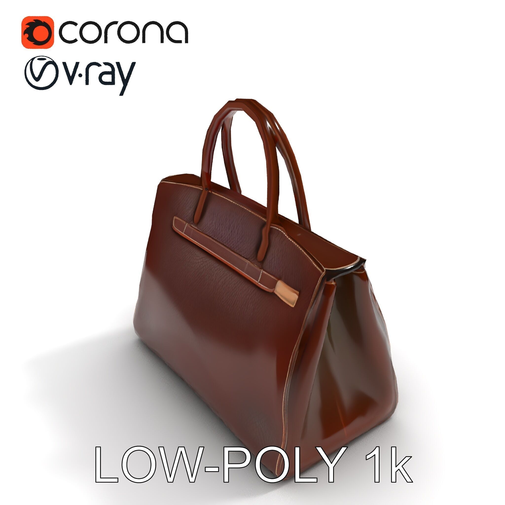 Luxury Handbag Model Pack for D Rendering and Games Low-poly 3D model_24