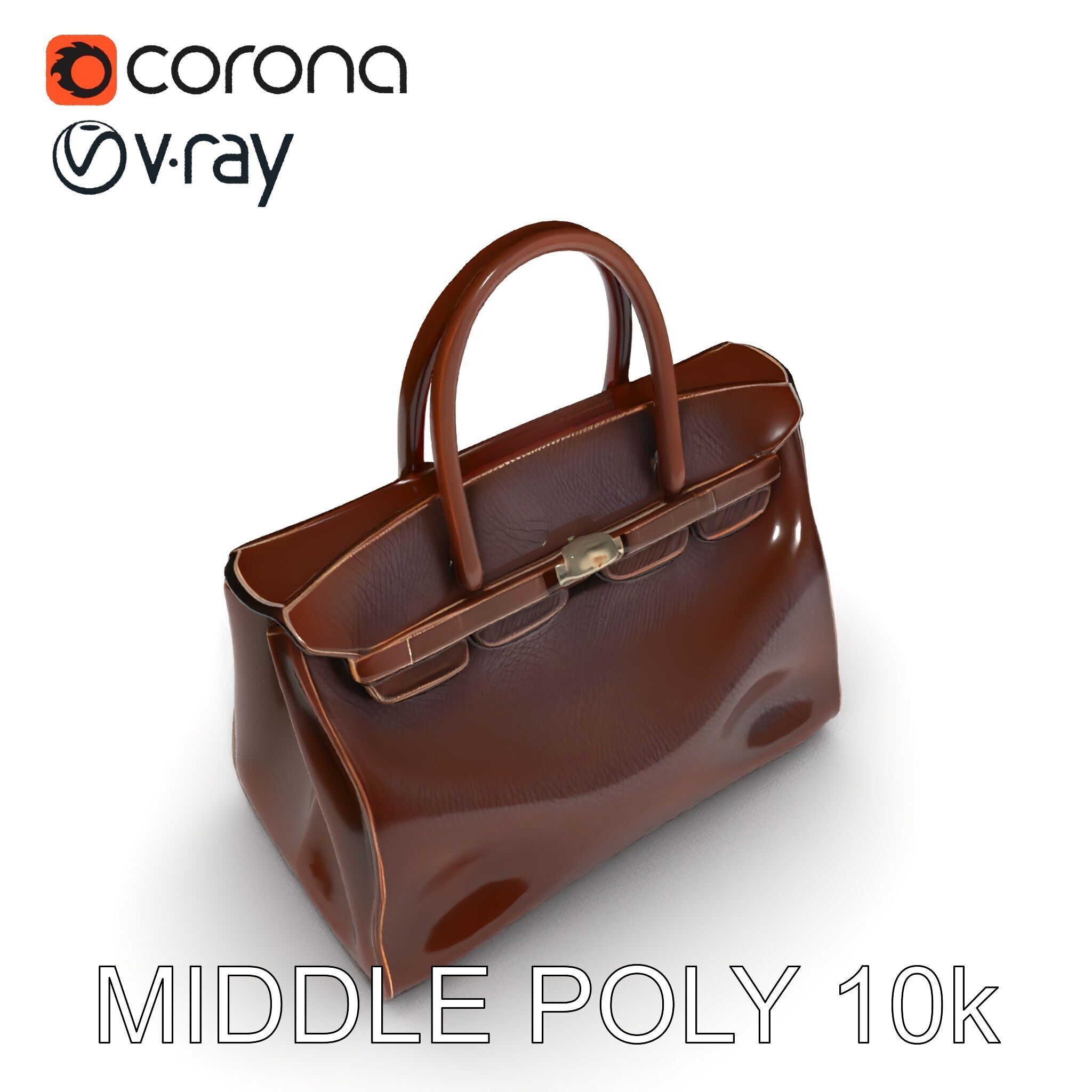 Luxury Handbag Model Pack for D Rendering and Games Low-poly 3D model_14