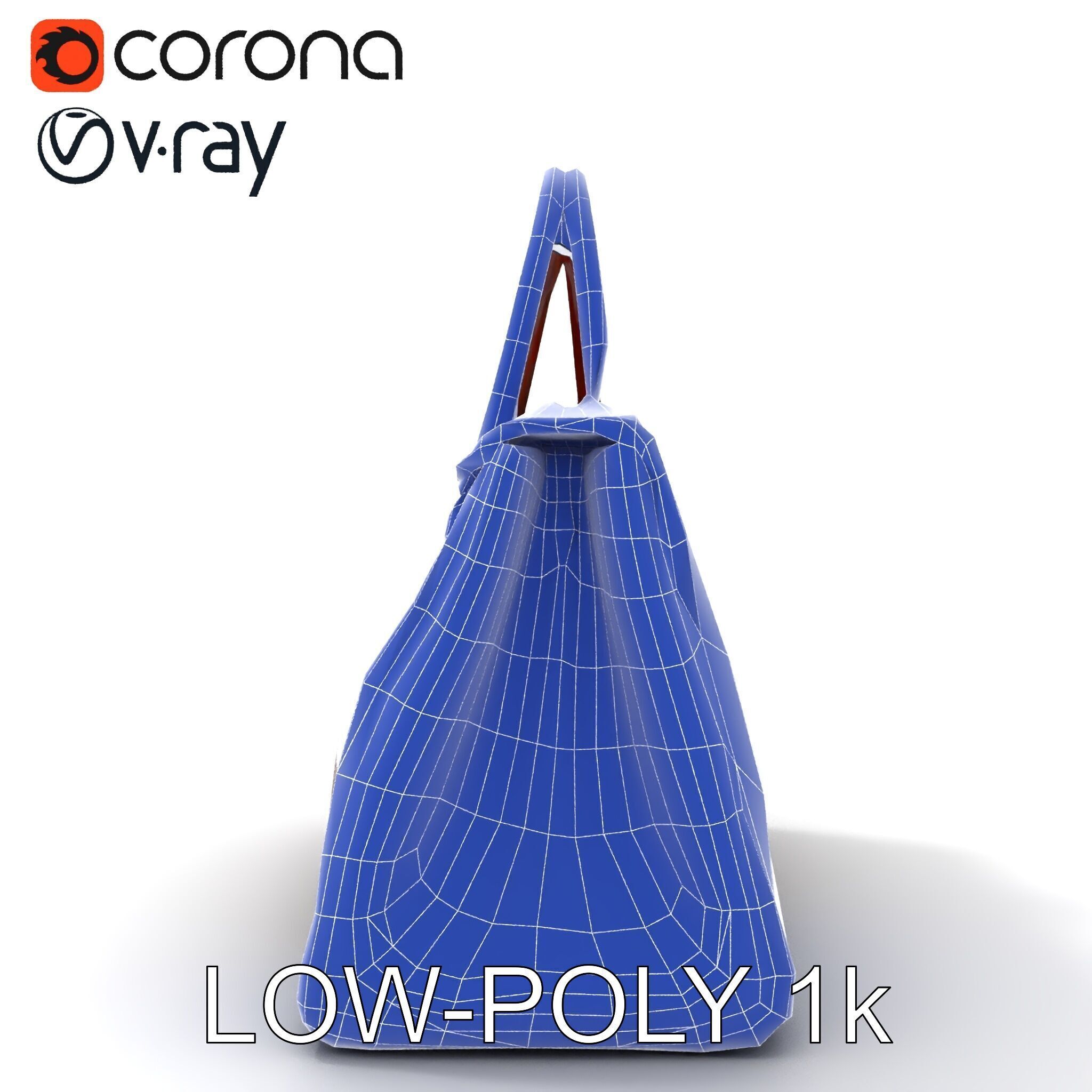 Luxury Handbag Model Pack for D Rendering and Games Low-poly 3D model_18