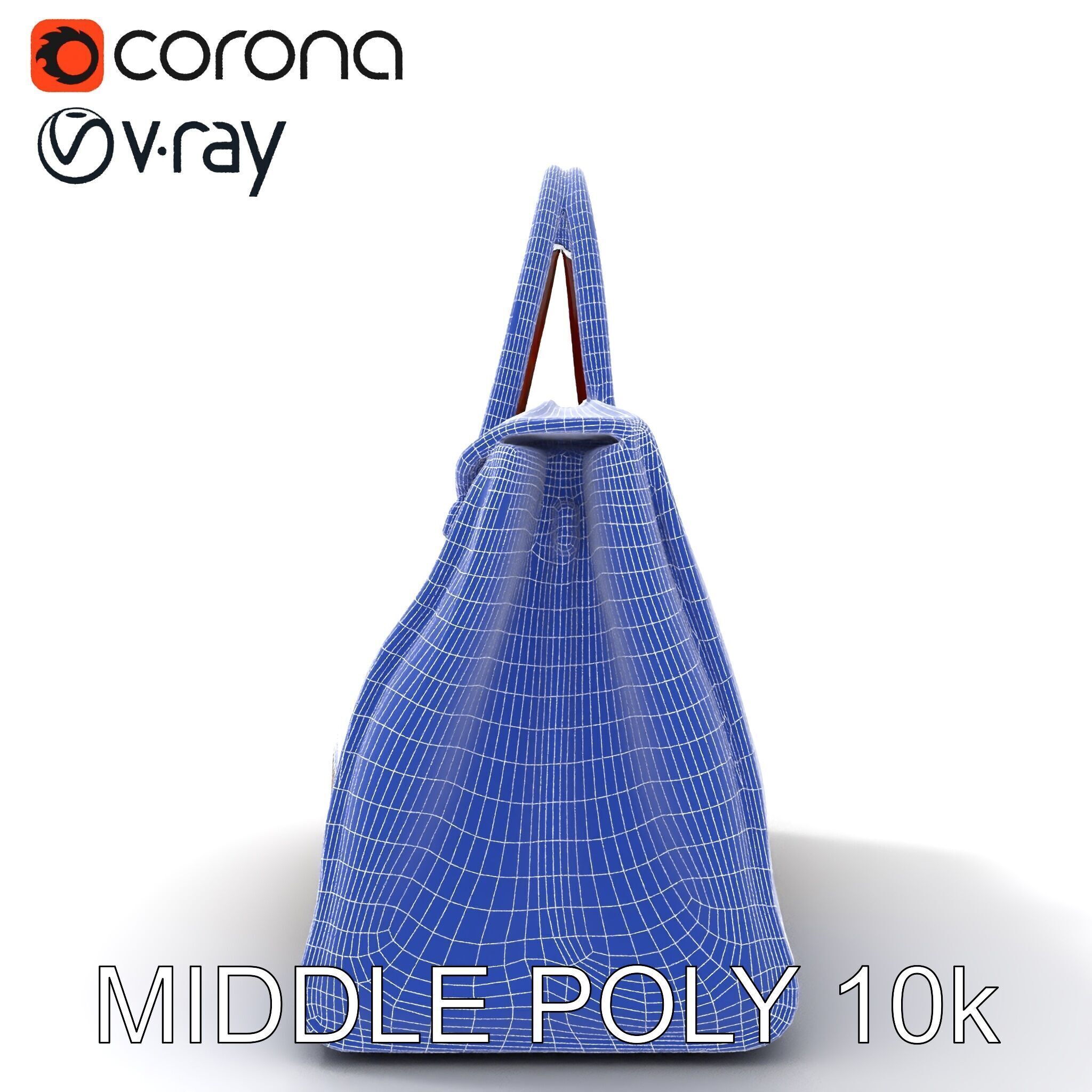 Luxury Handbag Model Pack for D Rendering and Games Low-poly 3D model_23