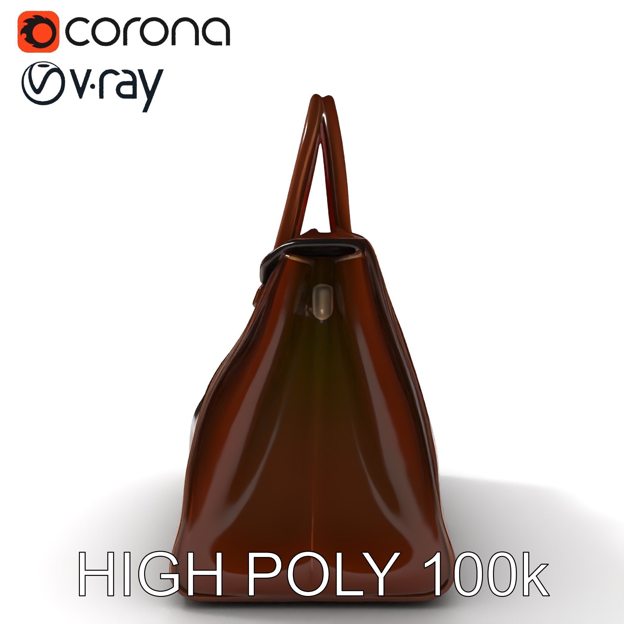 Luxury Handbag Model Pack for D Rendering and Games Low-poly 3D model_29