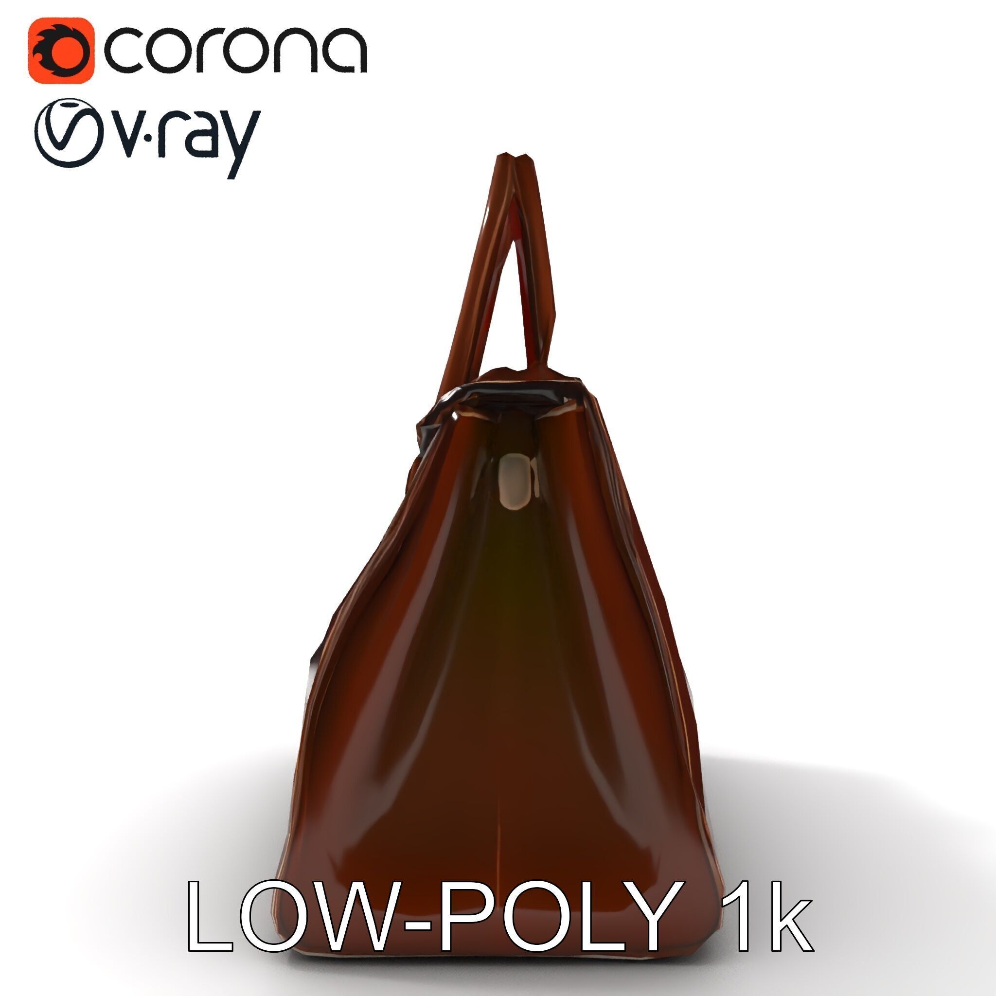 Luxury Handbag Model Pack for D Rendering and Games Low-poly 3D model_26