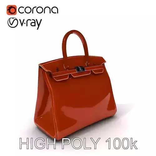 Elegant Leather Handbag Model Pack