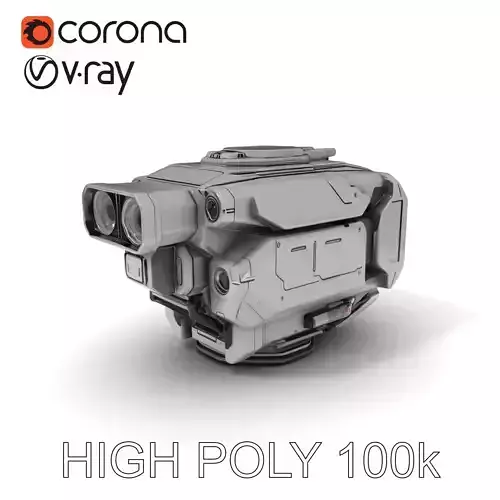 SciFi Surveillance Drone Camera Model Pack