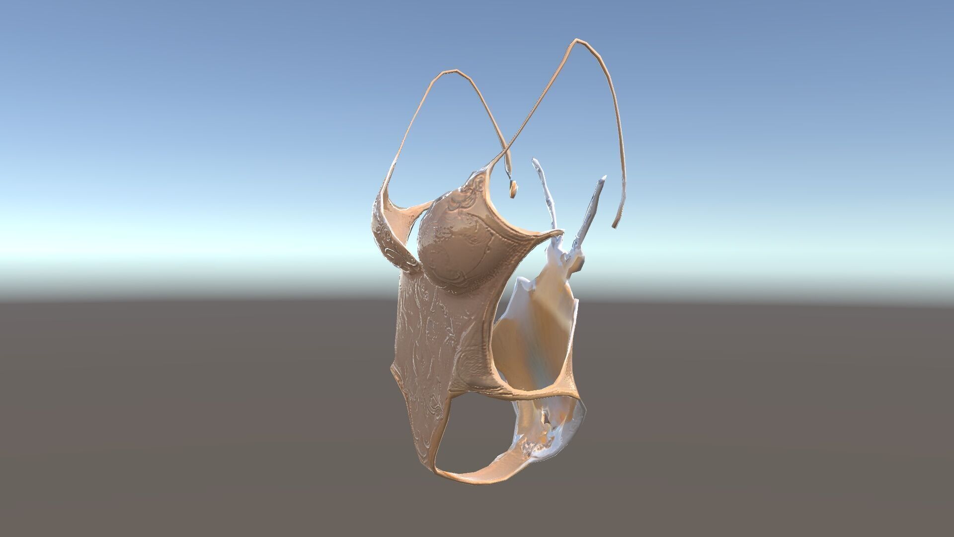 Lace Bodysuit Model Pack Intricate Design and Realistic Text... Low-poly 3D model_22