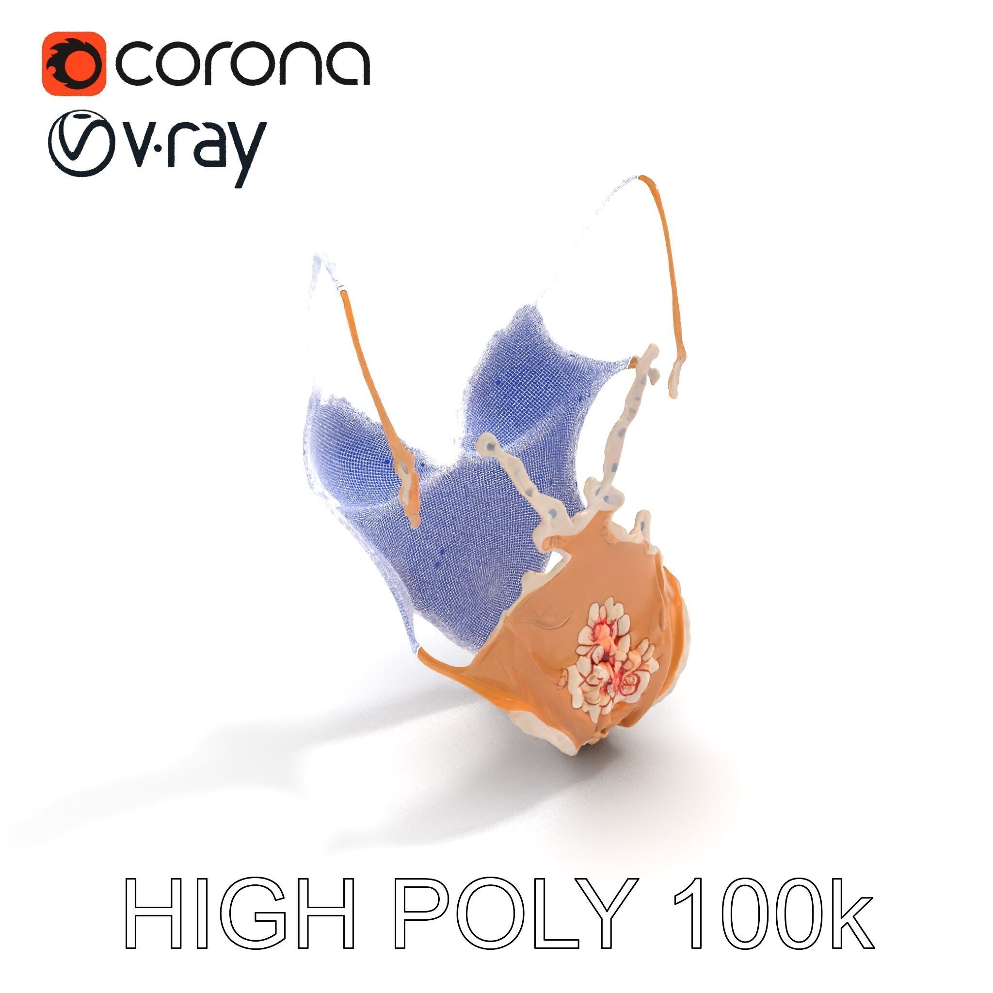 Lace Bodysuit Model Pack Intricate Design and Realistic Text... Low-poly 3D model_15