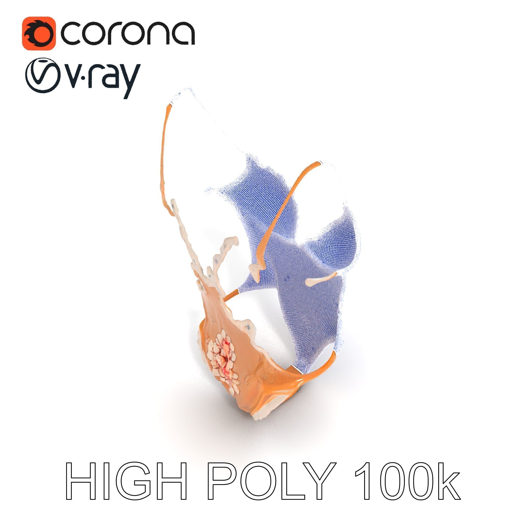 Lace Bodysuit Model Pack Intricate Design and Realistic Text... Low-poly 3D model_10