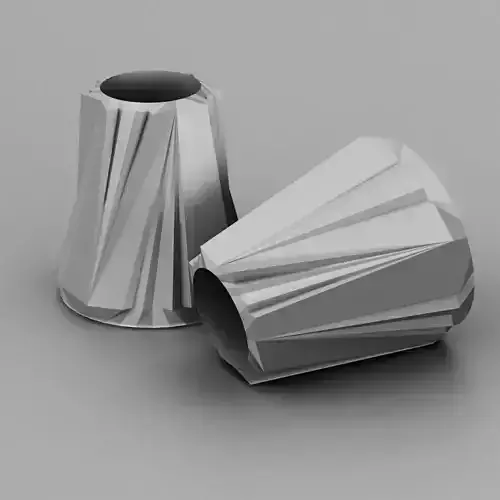 Modern vase for 3d printing