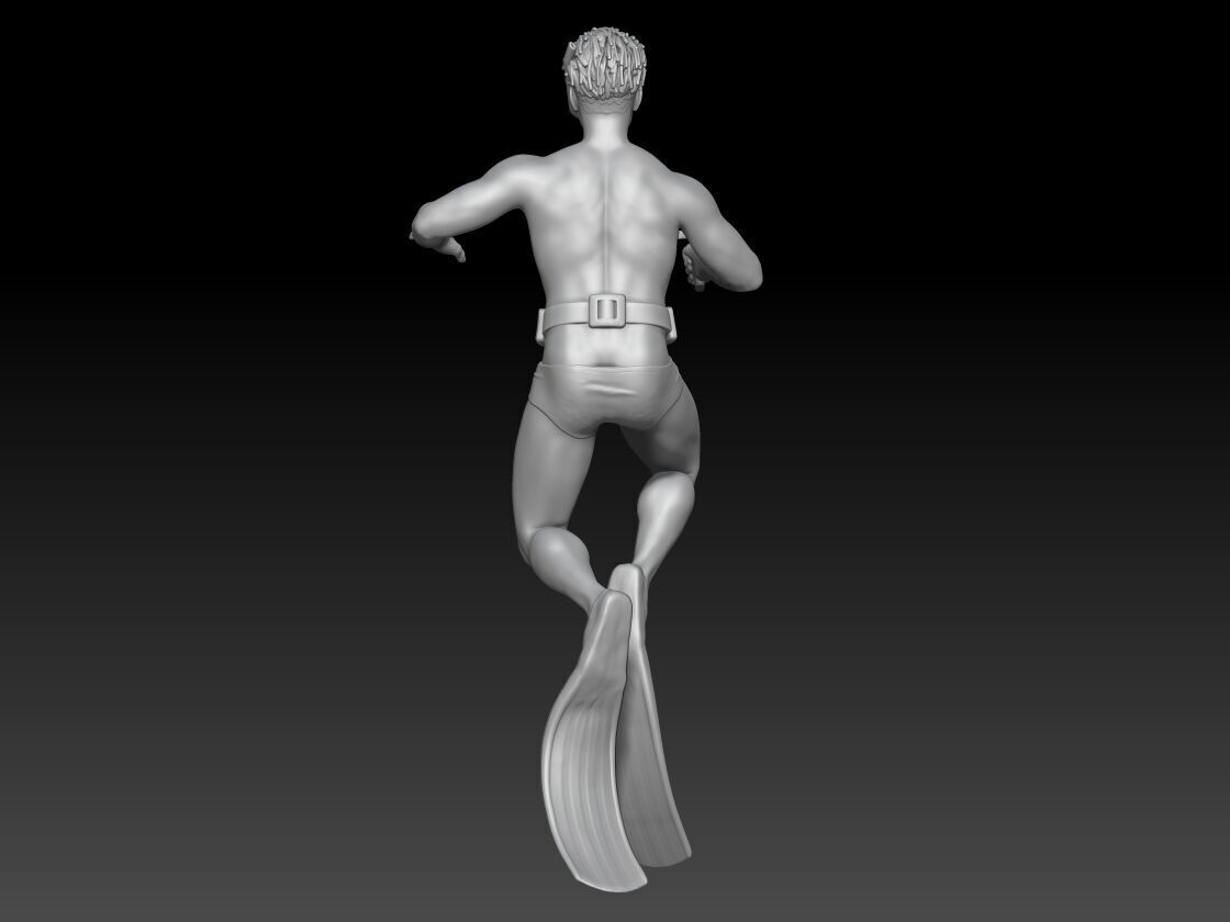 snorkeling 2025 boy 3 3D print model_2