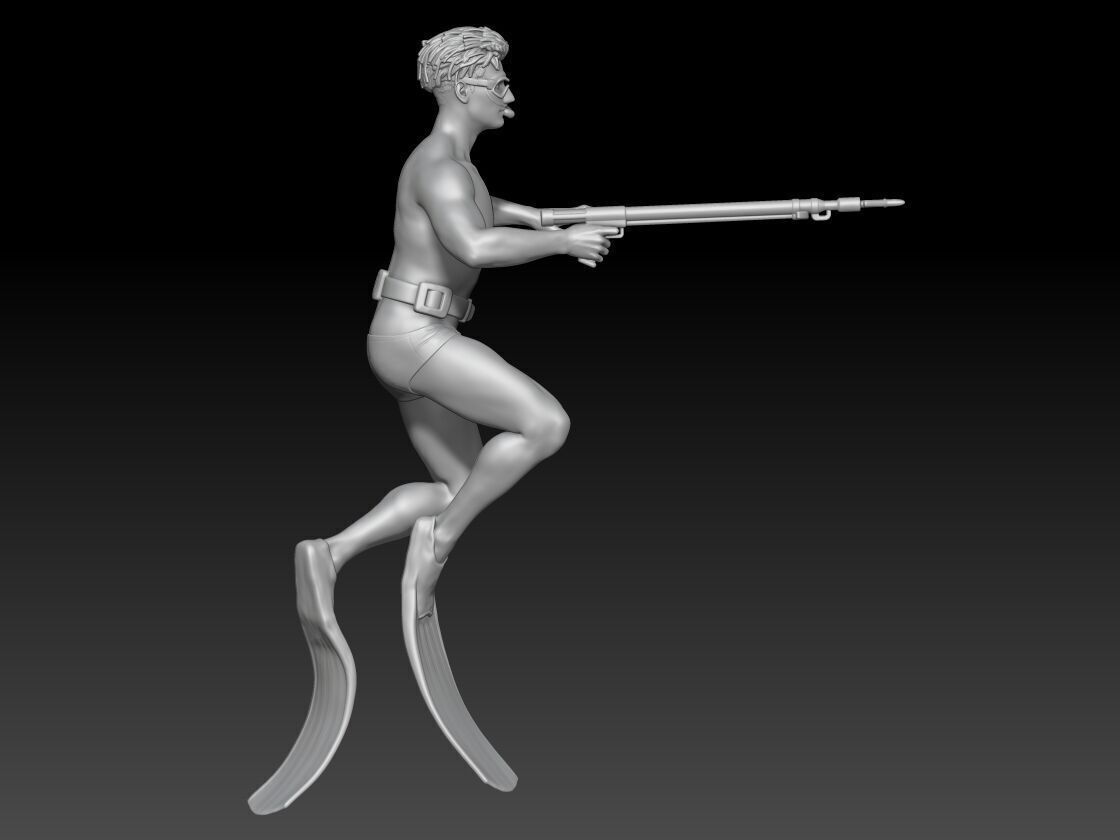 snorkeling 2025 boy 3 3D print model_3
