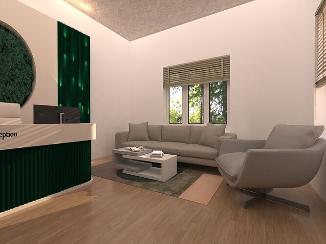  office with class Free 3D model