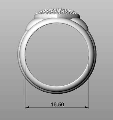 Ring HEART 3D print model_17