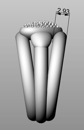 Ring HEART 3D print model_11