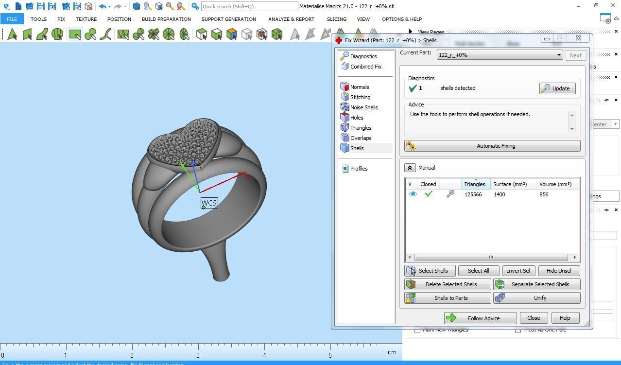 Ring HEART 3D print model_15