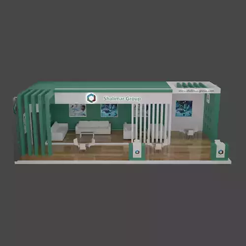 Modern Exhibition Booth Design 20x40x12